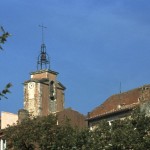 Campanile in ocra della chiesa di Roussillon. Foto Joel Tribhout (Archivio CDT Vaucluse)