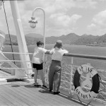 Costa: la nave "Anna", anno 1948, vista sul pontile