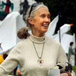 L'etologa e antropologa britannica Jane Goodall