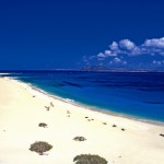 La spiaggia di Corralejo, con il suo parco naturale