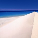 Panorama da paradiso terrestre sulle dune di Jandia