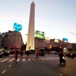 Obelisco Corrientes y 9 de Julio