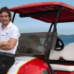 Alonso con Buggy rosso fiammante