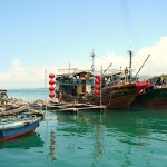 Vecchie imbarcazioni dei pescatori