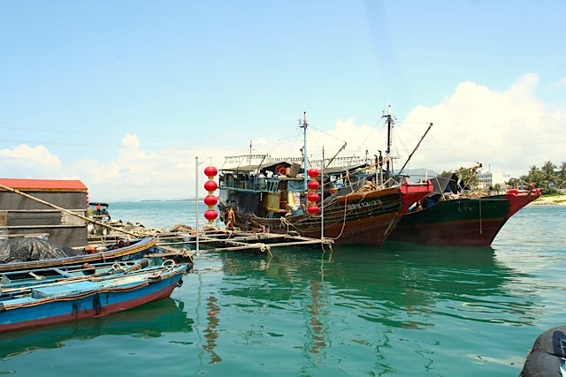 Vecchie imbarcazioni dei pescatori