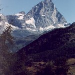 Veduta del monte Cervino, grande padre di questa parte di alpi