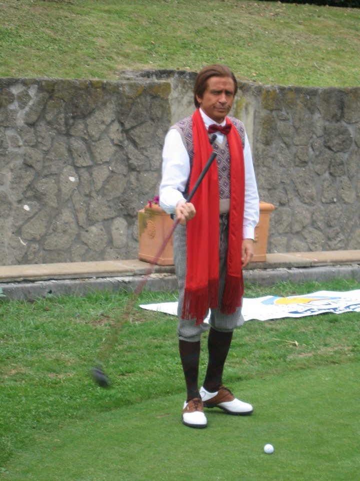 Dario Ballantini in arte 'Valentino al Golf'