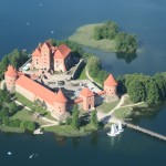 Trakai dall'alto