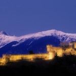 Colline e montagne nel paesaggio bellinzonese