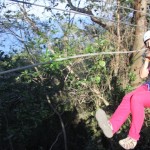 Il direttore di San Voyage sulla Zipline al Chukka