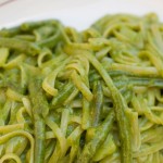 Pasta al pesto al Ristorante Iseo