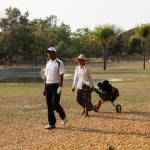 GIocando sul terreno desertico del Bagan