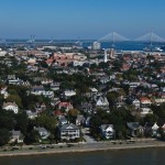 Foto aerea di Charleston