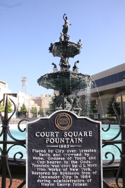 Montgomery, Court Square Fountain