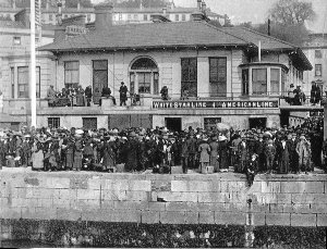 Una foto del vecchio porto di Southampton