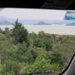 Dal lunotto le isole del Lago di Patzcuaro