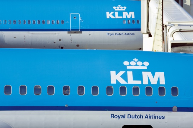 Klm, il logo sulla fiancata dei velivoli