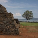 Tzintzuntzan, scorcio della piramide di Yacatas