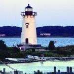 Il faro di Edgartown sull'Isola di Martha's Vineyard