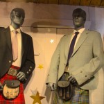 I tradizionali kilt in vetrina