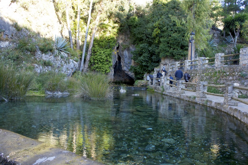 Le acque verdi del Nacimiento del Río Genal