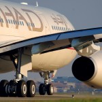 Etihad Airways sulla pista di rullaggio