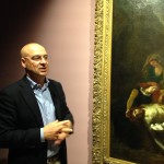 Marco Goldin durante la Mostra