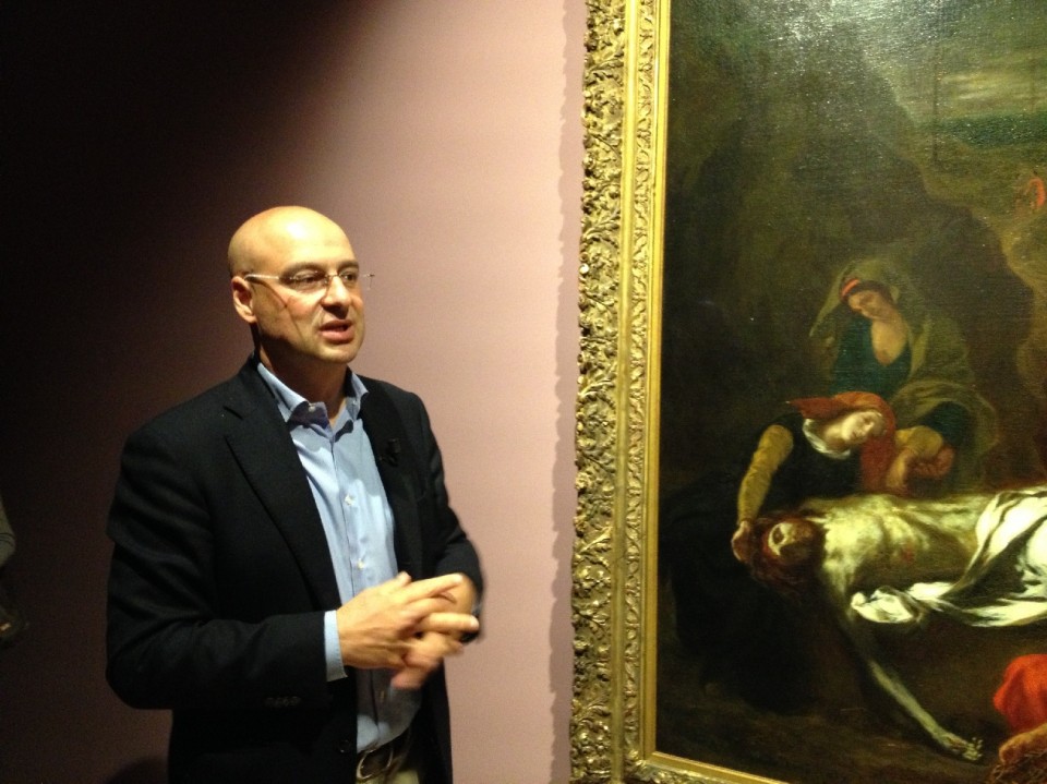 Marco Goldin durante la Mostra