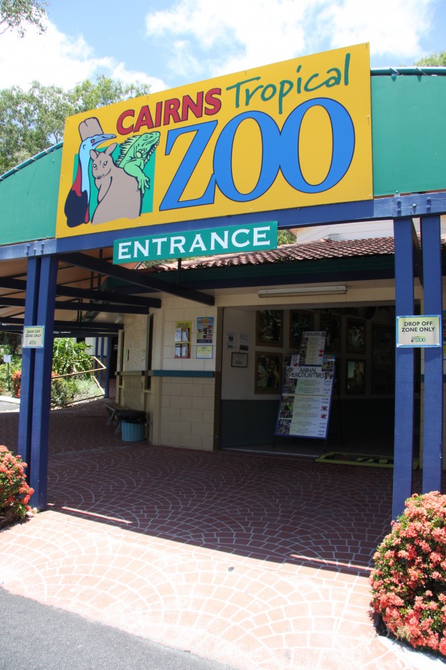 Ingresso allo zoo di Cairns