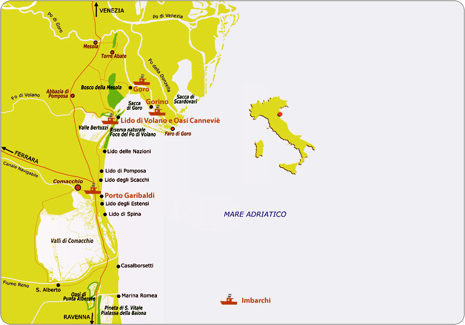 Mappa del territorio