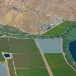 Dall'alto i vigneti vicino alle cascate