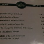 I primi in menu