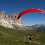 Parapendio tra le Dolomiti