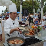 Un esempio di show cooking tra la gente