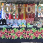 Prodotti artigianali al mercato Punanga Nui Market di Rarotonga