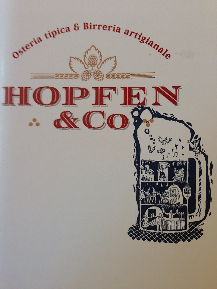 Il logo dell'Osteria tipica Hopfen & Co