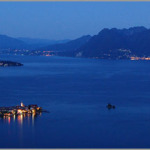 Il Lago Maggiore all'imbrunire