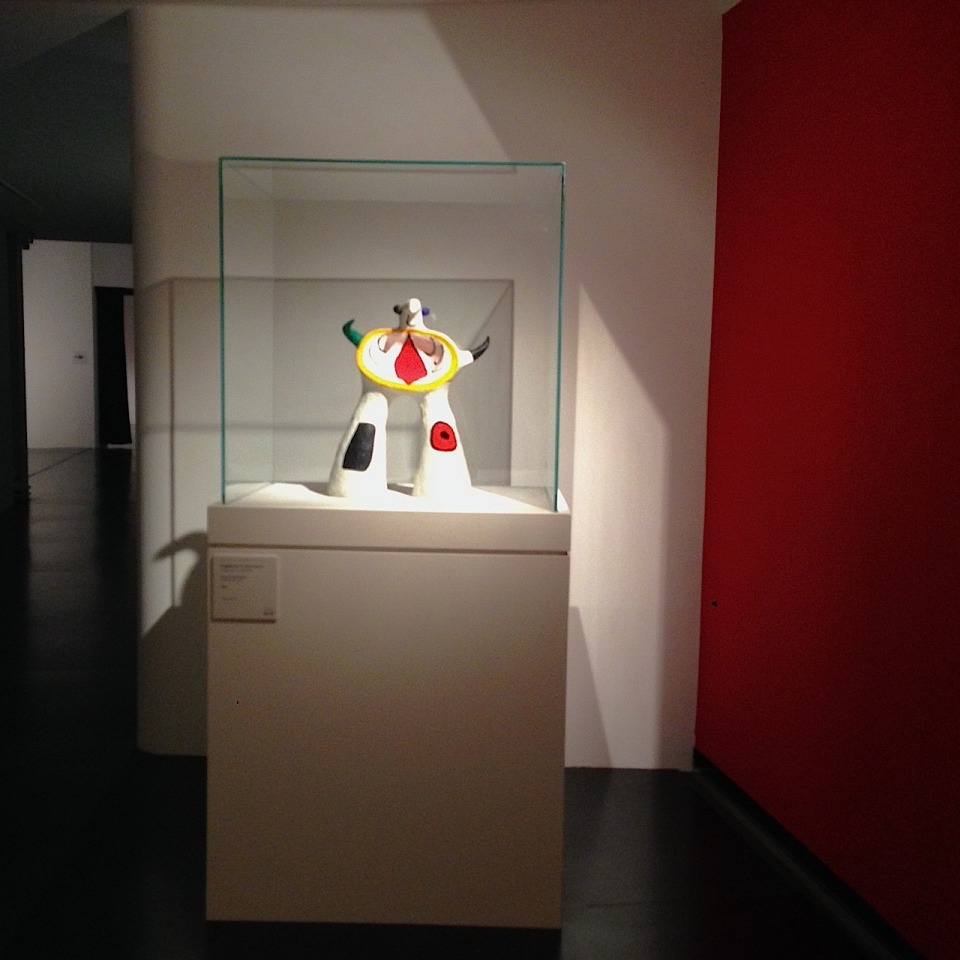 Una delle sculture visionarie di Mirò.