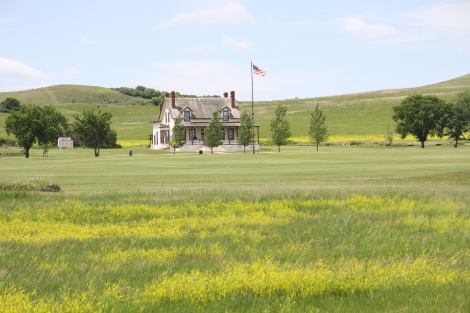 La casa del Generale Custer prima del Little Bighorn