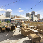 Dalla terrazza di un ristorante di Saint Paul