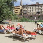 Firenze, in spiaggia