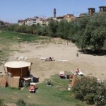 Firenze, la spiaggia sull'Arno