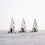 Ice sailing in Saaremaa