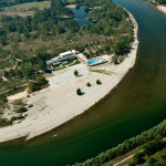 Veduta aerea del nuovo Lido di Pavia