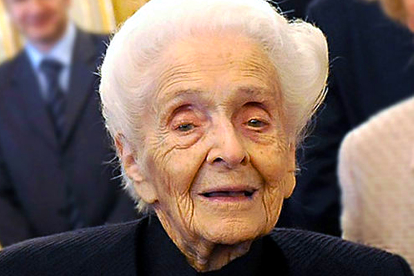 Rita Levi Montalcini è arrivata a 103 anni