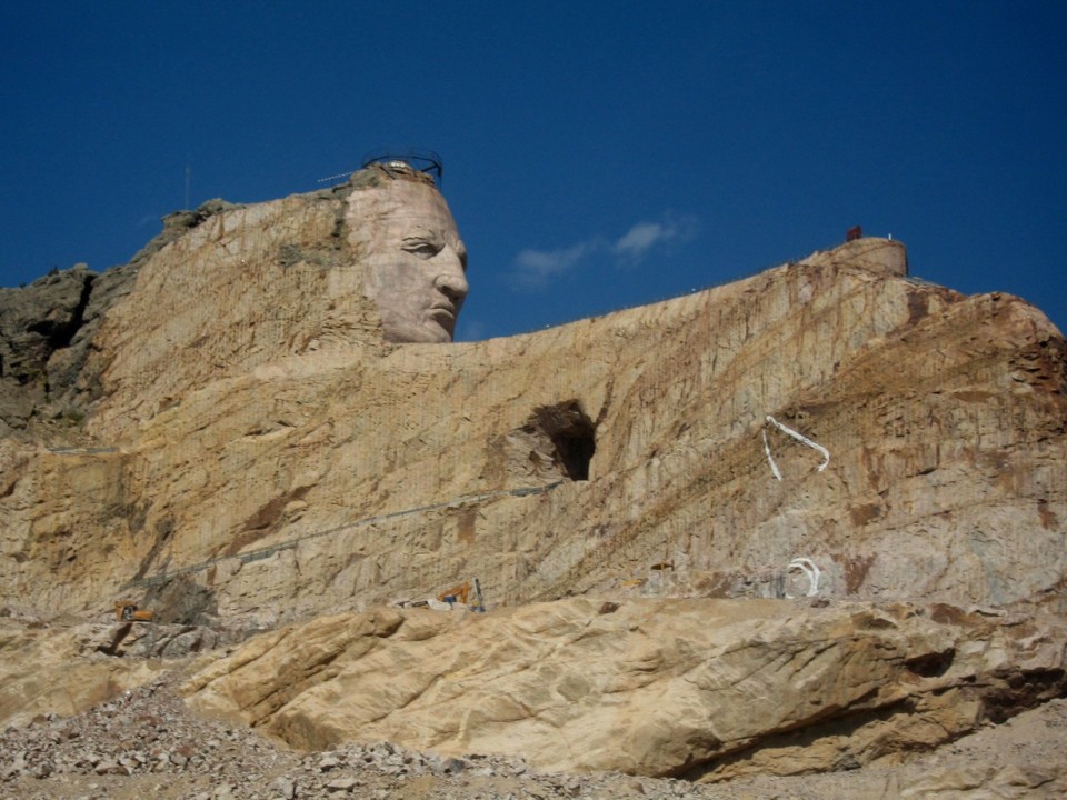 La montagna di Crazy Horse.