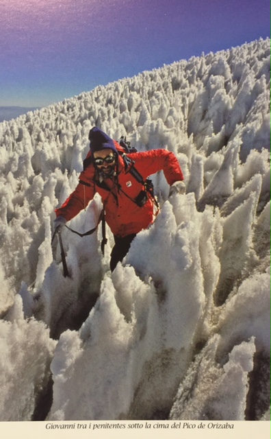 Sotto la cima del Pico de Orizaba