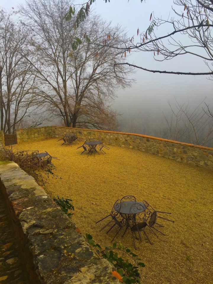 In autunno i colori esaltano il luogo