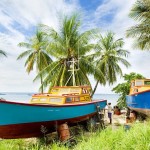 Barbados, i nativi con le loro barche