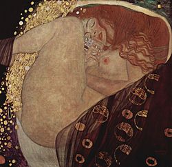 Danae di Gustav Klimt